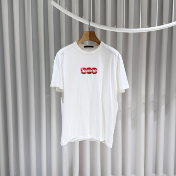 Louis Vuitton Supreme Logo White Short Sleeve T-Shirt (L) 154781391