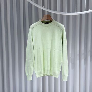 Loro Piana Silk Cotton Pullover Knit Lime (Size 50) 154782294