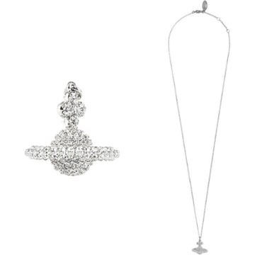 Vivienne Westwood Grace Crystal Pendant Necklace Small 154784174