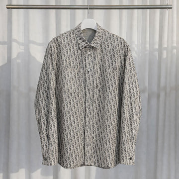 Dior Oblique Casley Denim Shirt Gray 42 154823056