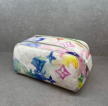 Louis Vuitton Monogram Watercolor Dog Kit Dope Bag 154826572