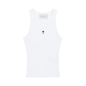 AMI Heart Logo Cotton Tank Top 154525192