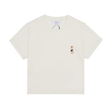 MAISON KITSUNE ドレストフォックスベビークロップTシャツ 0443 154525128