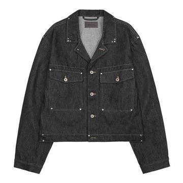 LEMAIRE Studded Denim Trucker Jacket 154525105