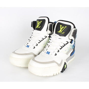 LOUIS VUITTON 限定版ハイカットスニーカー ブルー 6.5(255) 154840329