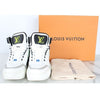Louis Vuitton Limited Edition High-Top Sneakers Blue 6.5(255) 154840329 [P]