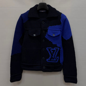 LOUIS VUITTON インターロック ヘビーウール カーディガンジャケット (95) 154848295