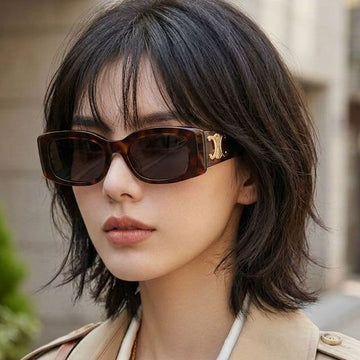 Celine Sunglasses CL40282U 52A Triumph Horn Rimmed Luxury Havana Women Fashion Asian Fit 121024519