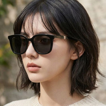 GUCCI サングラス GG1498SK 001 ブラック アジアフィット メンズ レディース 四角形 プラスチックフレーム 118455671
