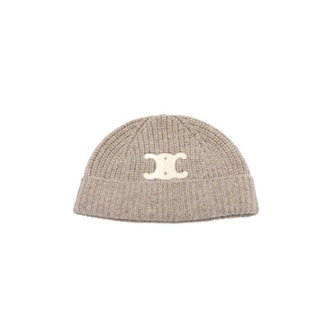 Celine Seamless Cashmere Triomphe Patch Beanie 2AA32384D.01EM 154853140
