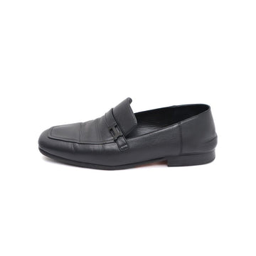 Hermes Leather Black H Logo Men's Loafers 06775547 154853599