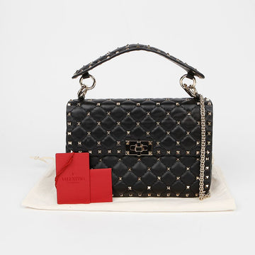 VALENTINO Rockstud Spike Medium Tote Shoulder Bag 154490843
