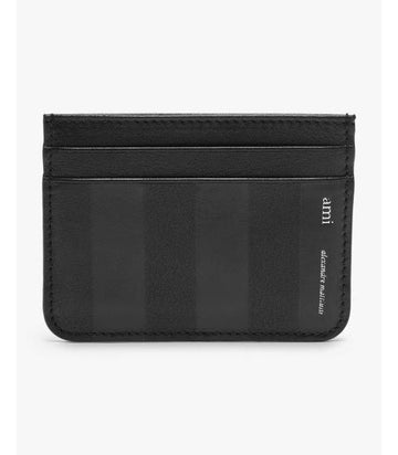 AMI Leather Midi Card Holder 152200703