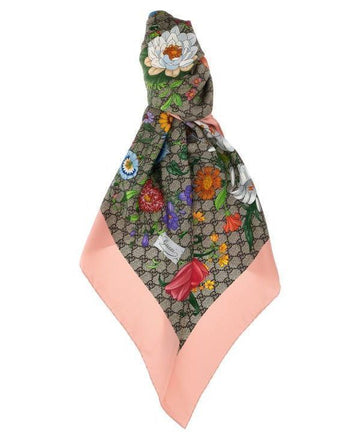 GUCCI フローラ シルク ツイル カレ 602585 3G001 9772 152203534