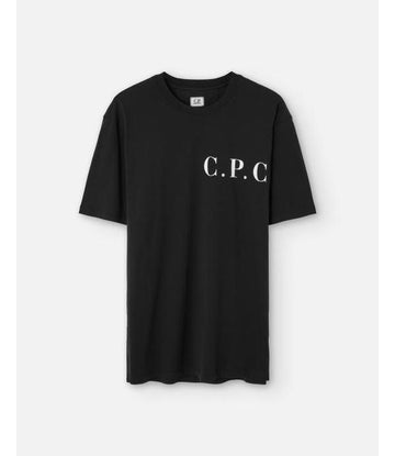 CP COMPANY フロントバックロゴTシャツ 18CMTS139A 005100W 888 152204517
