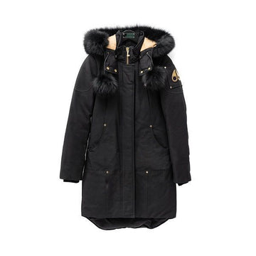 MOOSE KNUCKLES 女性用グランドメティスロングダウンM39LP203G-291-BK/BK 154854401