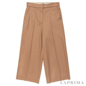 MAXMARA ウールワイドクロップパンツ 154854421