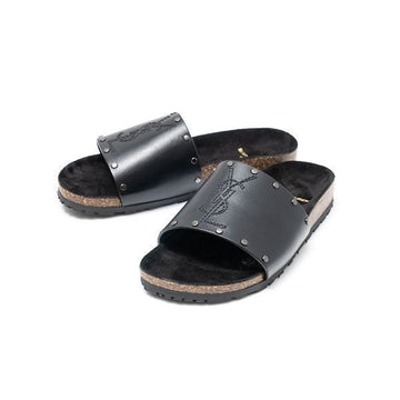 SAINT LAURENT [スクラッチ] レディース スタッズ スリッパ 555555-DWEYY-1000 154854517