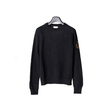 SAINT LAURENT [Scratch] SL BADGE Wollpullover 552952-YABP2-1000 154854509