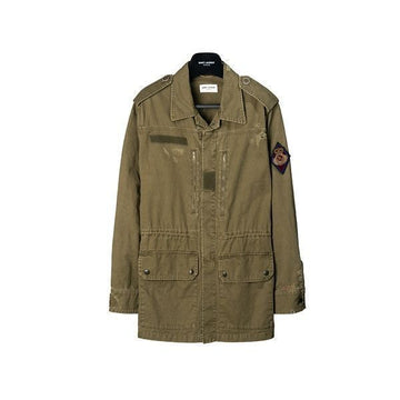 Saint Laurent [Scratch] Logo Patch Military Jacket 154854523