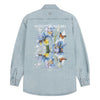 Wooyoungmi Flower Logo Denim Shirt 154525205 [P]