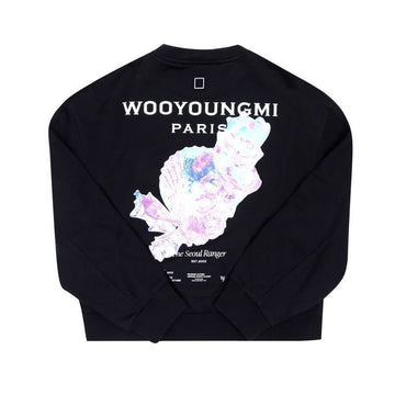 WOOYOUNGMI 3D Coral Logo Damen Sweatshirt M251TS25 723B 133589074