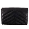 Saint Laurent Cassandra Matelassé Envelope Wallet 414404 BOW01 1000 154860975 [P]