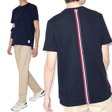 THOM BROWNE ストライプ 半袖 Tシャツ 154860991