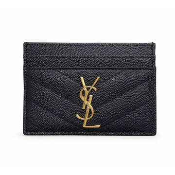 Saint Laurent Cassandra Matelasse Card Case 154861012