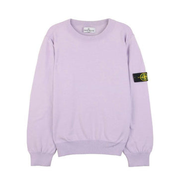 Stone Island Kids Cotton Pullover Lavender 154861024