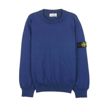 Stone Island Kids Cotton Pullover Blue 154861025
