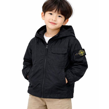 Stone Island Kids Hooded Windbreaker Jacket 154861030