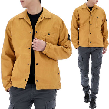 Stone Island Patch Button Shirt Jacket 154861497