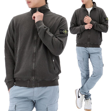 Stone Island Cotton Zip-Up Jacket with Patch 26SS 154861870