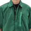Stone Island 2026 SS Patch Nylon Metal Short Sleeve Zip-Up Shirt Jacket 1200028 S0019 V005H 154862213 [P]