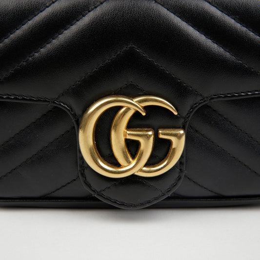 Gucci Super Mini Chain Shoulder Crossbody Bag 476433 154490578 [P]
