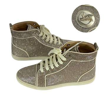 CHRISTIAN LOUBOUTIN グリッター メンズ ハイトップ スニーカー 1160160 GD21 154752700