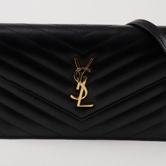 Saint Laurent Envelope Chain Wallet Crossbody 154223474 [P]