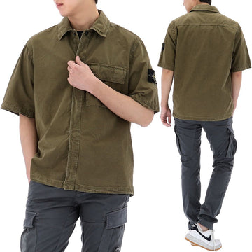Stone Island Button Short Sleeve Shirt 154863884