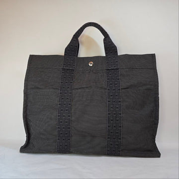 HERMES Ailine Furoto MM Canvas Grau 25177 154877619