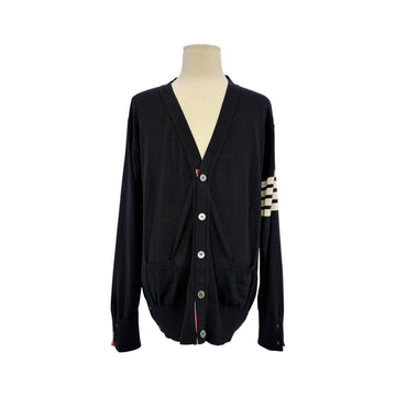 Thom Browne Stripe Merino Wool Cardigan A234103 154884609
