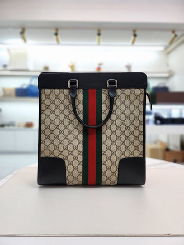 Gucci Supreme Top Handle Tote Bag 387508 154885884