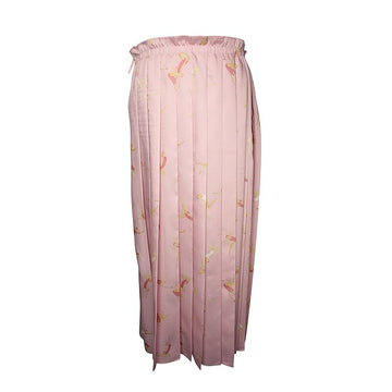 MaxMara Studio Diver Print Satin Skirt 55 154791315