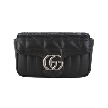 GUCCI GG Marmont Matelassé Super Mini クロスボディバッグ 36978 154886271