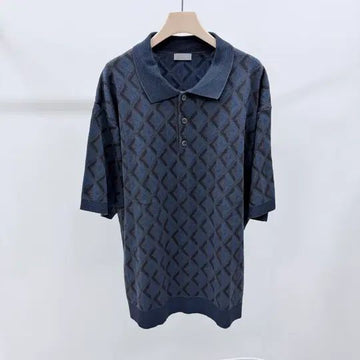 Dior CD Diamond Knit Short Sleeve Polo 2XL 154887930