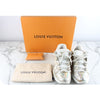 Louis Vuitton Metallic Zigzag Leather Sneakers 6 (250) 154935171 [P]