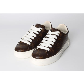 LOUIS VUITTON モノグラム タイムアウト スニーカー ブラウン 35.5 154936361