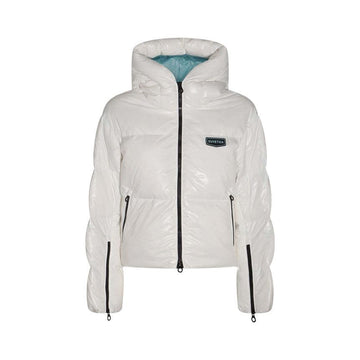 DUVETICA BELLATRIX Logo Kapuzenpaddedjacke Weiß 25FW VDDJ25136K0001 WHS 149435961