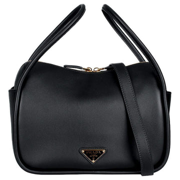 PRADA 三角ロゴ ダーリング ハンドバッグ ブラック 1BA451 2CYS F0002 144940298