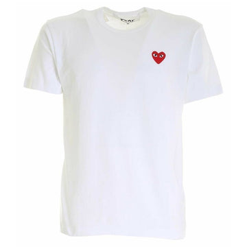 Comme Des Garcons 25SS Red Heart Patch T-Shirt White AZ-T108-051-2 139000081
